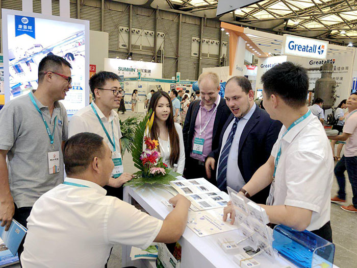 工業(yè)廢水(shuǐ)處(chù)理廠家上海展會現場 工業廢水處理廠家上海展會現場