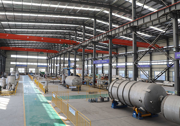 MVR蒸發器生產(chǎn)車間 MVR蒸發器生產車(chē)間